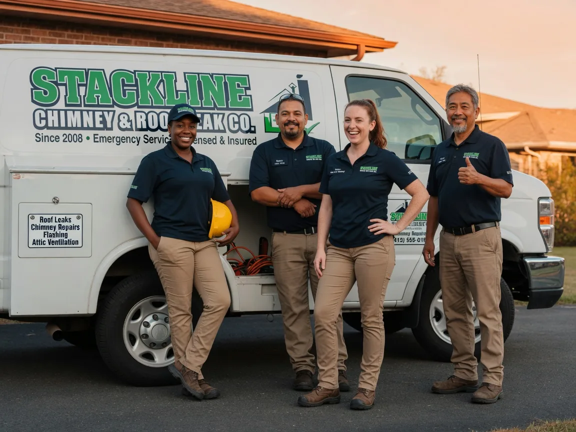 Chimney flashing repair company in Temple, ME